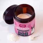 Ipromea Cat Stress and Anxiety Support open pouch showing calming probiotic powder