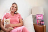 Dr Claire Stevens, Australian veterinarian and Ipromea brand ambassador, with her Golden Retriever