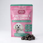 Ipromea 2-in-1 Oral and Gut Chews for Small Dogs probiotic dental chews for small breeds