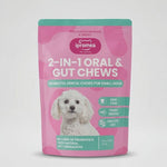 2 in 1 Oral & Gut Chews for Small Dogs (formerly Poochy Pegs)