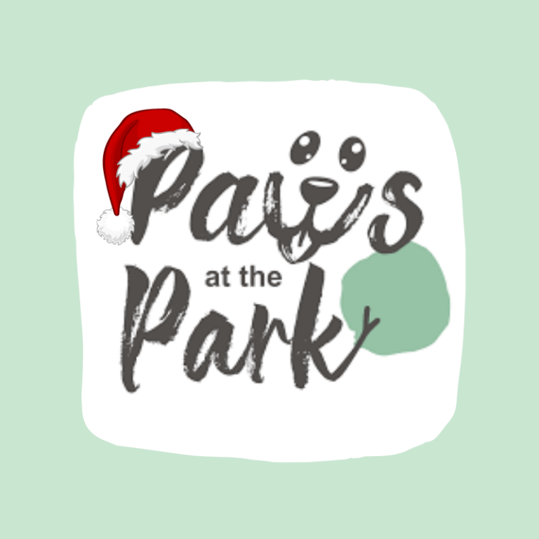 See us this weekend at Santa Paws at the Park